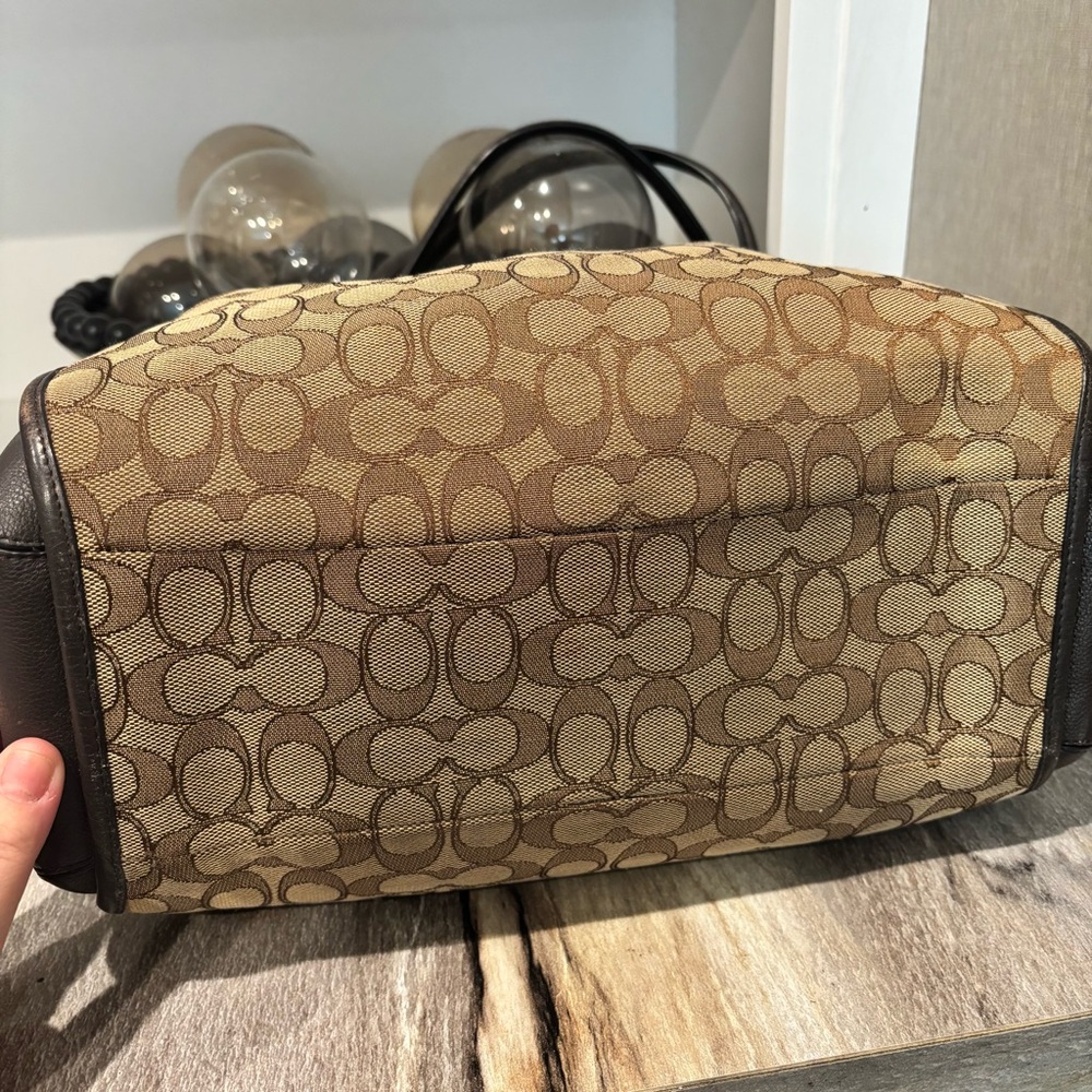 Vintage Canvas Coach purse - Picture 4 of 10